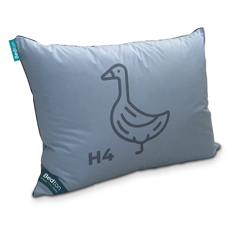 BEDTON C-DUR HARD polštář z husího peří Rozměry: 70x90 cm, Odstín sypkoviny: BLANKYTNÉ MODRÁ, Od