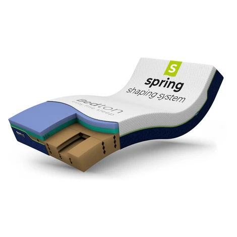 BEDTON ROMANCE SPRING SERENA HARD  110x200x22 GREENFIRST podšitý rounem