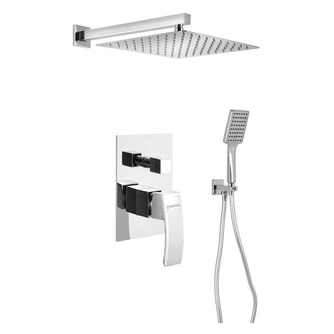 SAPHO - GINKO podomítkový sprchový set s pákovou baterií, 2 výstupy, chrom 1101-42-23