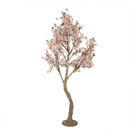 Bílo-růžová dekorace králíčci na dortu na podstavci - Ø 15*29 cm Clayre & Eef