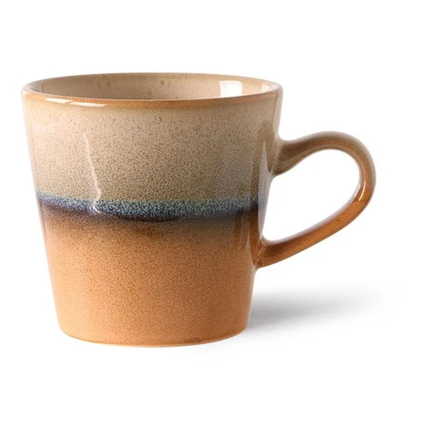 Barevný retro hrnek na Americano 70s tornado - 11*8,5*8cm  / 260ml  HKLIVING