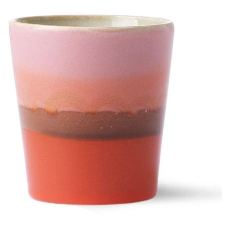 Barevný retro hrnek na kávu Mars - Ø 7,5*8cm / 180ml HKLIVING