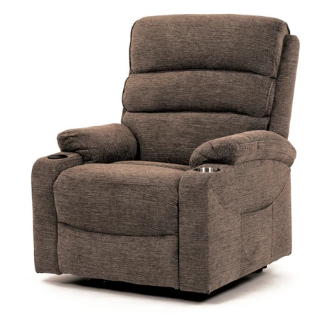 Polohovací křeslo béžové, elektrické TV-S8348 CRM2
