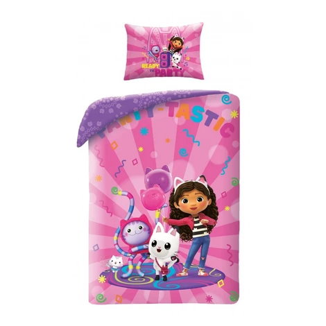 Halantex Povlečení do postýlky 100x135 + 40x60 - Gabby's Dollhouse "Party Tastic"