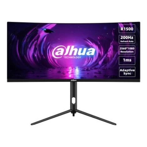 Dahua monitor LM30-E330CA curved 30" VA/2560x1080/1ms/250nits/3000:1/200Hz/2xDP/2xHDMI/Heigh Adj