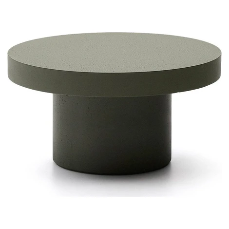 Betonový kulatý zahradní konferenční stolek ø 90 cm Aiguablava – Kave Home