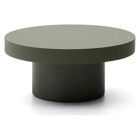 Betonový kulatý zahradní konferenční stolek ø 66 cm Aiguablava – Kave Home
