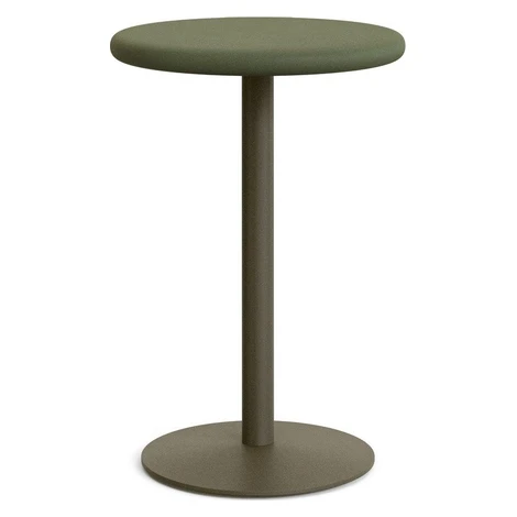 Kulatý zahradní barový stolek s betonovou deskou ø 70 cm Esilda – Kave Home
