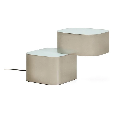 Šedá kovová stolní lampa (výška 23 cm) Tandan – Kave Home
