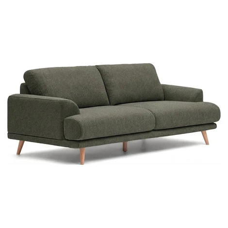 Tmavě zelená žinylková pohovka 228 cm Karin – Kave Home