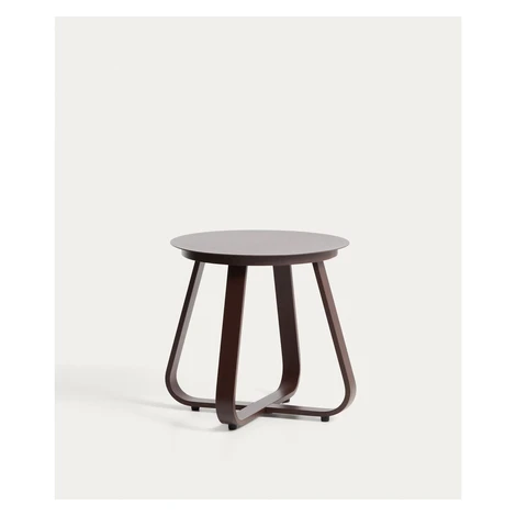 Kovový kulatý zahradní stolek ø 48 cm Tamaris – Kave Home