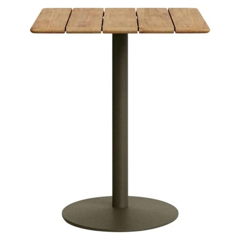 Zahradní barový stolek s deskou z akácie 80x80 cm Esilda – Kave Home