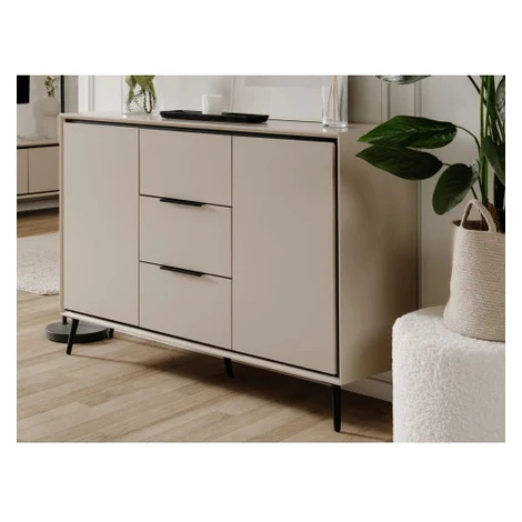 Komoda se zásuvkami Garrone 135 cm, písková Asko