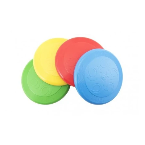 Létající talíř Frisbee plast 23 cm, 4 barvy Teddies