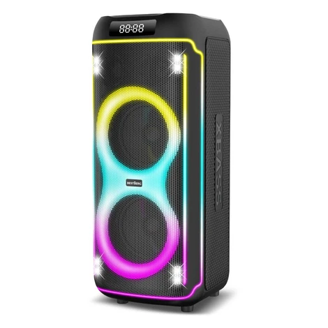 Přenosný party reproduktor BestBerg BBPS-1600 / Bluetooth / 1600 W / černá Varianta: ivi43