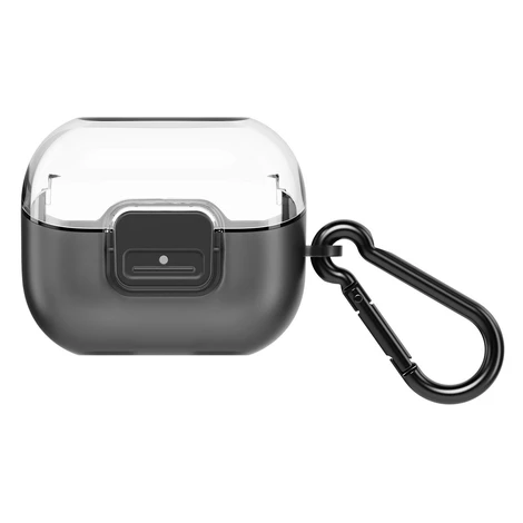 Pouzdro s karabinou na sluchátka Samsung Galaxy Buds3 (GP-FPR630HICBW) / transparentní Varianta: