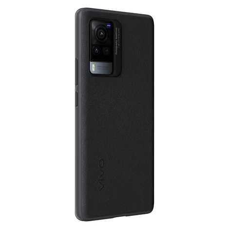Kožený kryt na mobilní telefon Vivo X60 Pro 5G / tmavě šedá Varianta: ivi3