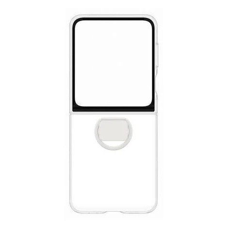 Průhledný kryt s držákem na prst na mobil Samsung Galaxy Z Flip6 (EF-QF741CTEGWW) / transparentn