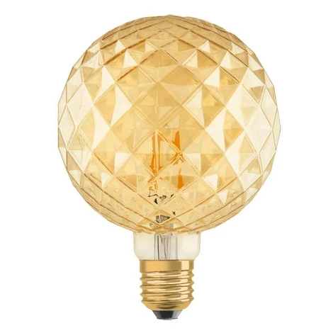 LED žárovka Osram Vintage 1906 Retro Filament Gold Pinecone / E27 / 4,5 W / 470 lm / zlatavá Var