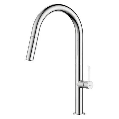 Novaservis Liquid dřezová baterie s vytahovací sprškou, 2 proudy chrom BLQ8