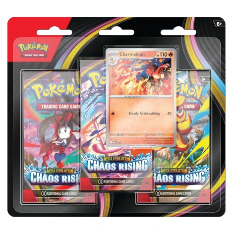 Pokémon TCG: ME04 Chaos Rising - 3 Blister Booster