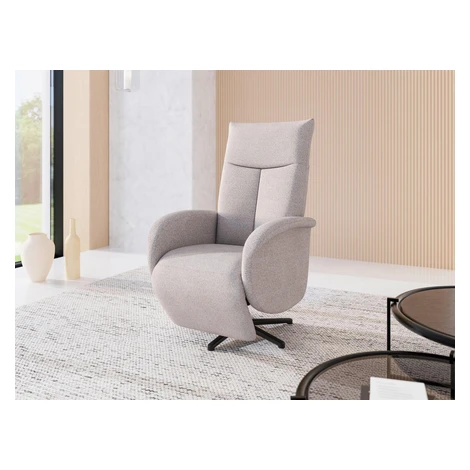 Sit & More RELAXAČNÍ KŘESLO, textil, barvy stříbra