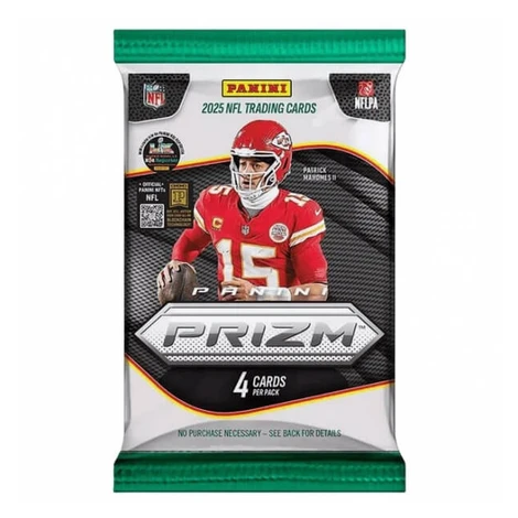 2025 Panini Prizm NFL Football Retail Balíček - karty amerického fotbalu