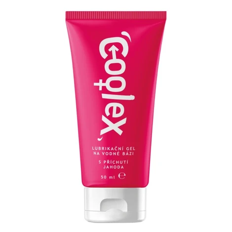 Coolex lubrikační gel na vodné bázi jahoda 50ml