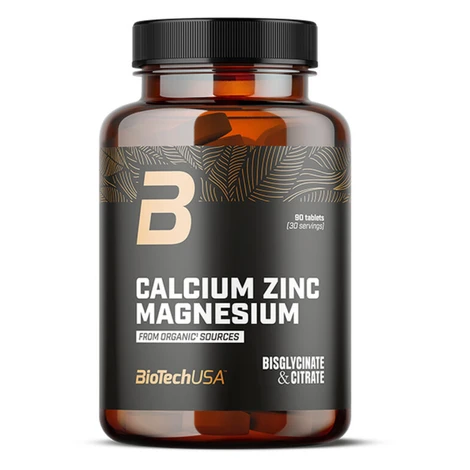 BioTech Calcium Zinc Magnesium (Organic Sources) 90 tbl