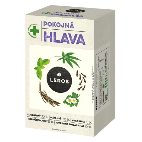 LEROS Pokojná hlava čaj 20x1.5g