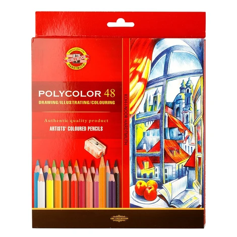 KOH-I-NOOR POLYCOLOR 3836/48 - umělecké pastelky - 48 ks Kohinoor