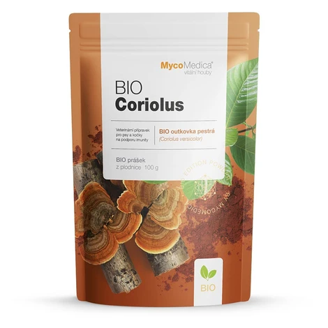 MycoMedica BIO Coriolus prášek pro psy a kočky 100 g