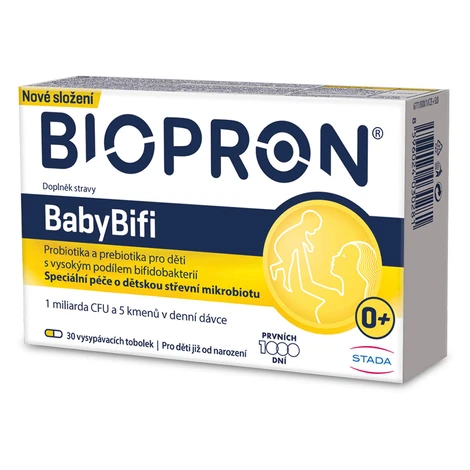 Biopron BabyBifi probiotika pro děti 30 tobolek