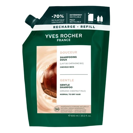Yves Rocher Haircare Botanical Solutions Zjemňující šampon 600 ml