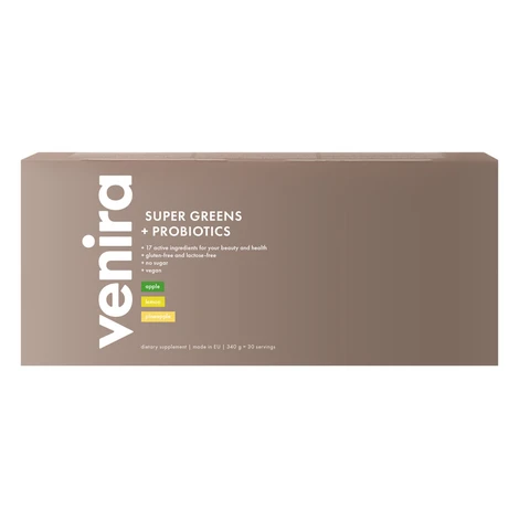 Venira Super greens + probiotika mix příchutí 30x11,3 g