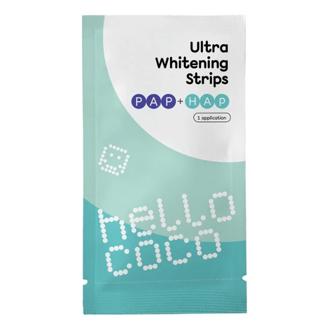 Hello Coco Ultra PAP+HAP bělící pásky na zuby 5 ks