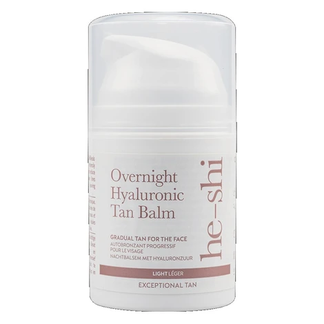 he-shi Overnight Hyaluronic Tan Balm samoopalovací noční balzám 50 ml