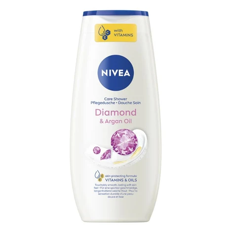 Nivea Diamond & Argan Oil pečující sprchový gel 250 ml