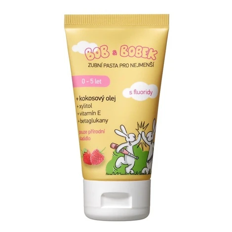 Bob a Bobek Malina a Jahoda 0–⁠⁠⁠⁠⁠⁠5 let dětská zubní pasta 50 ml