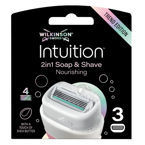 Wilkinson Intuition 2in1 Soap&Shave Nourishing náhradní hlavice 3 ks