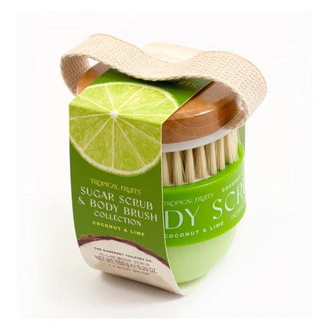Somerset Toiletry Set s tělovým peelingem Kokos a limetka 2 ks