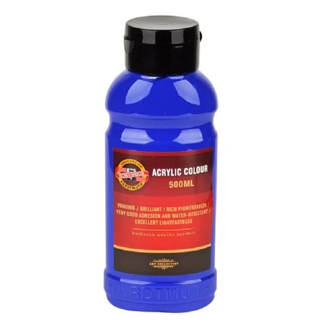 KOH-I-NOOR 1627/0410 - akrylová barva 500 ml, ultramarín Kohinoor