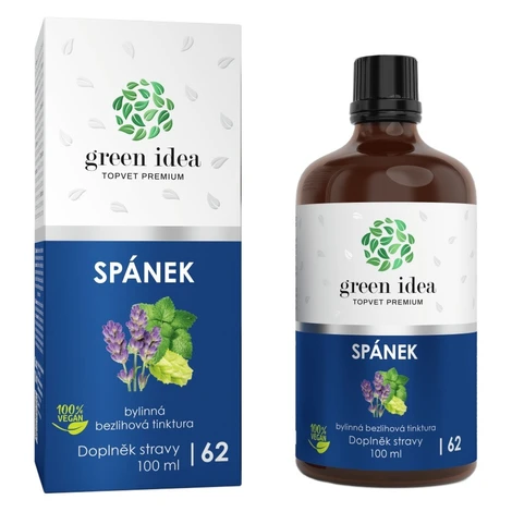 Green idea Spánek bylinná bezlihová tinktura 100 ml