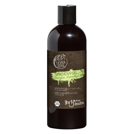 Tierra Verde Sprchový gel pro muže 3v1 Energie limetky 500 ml