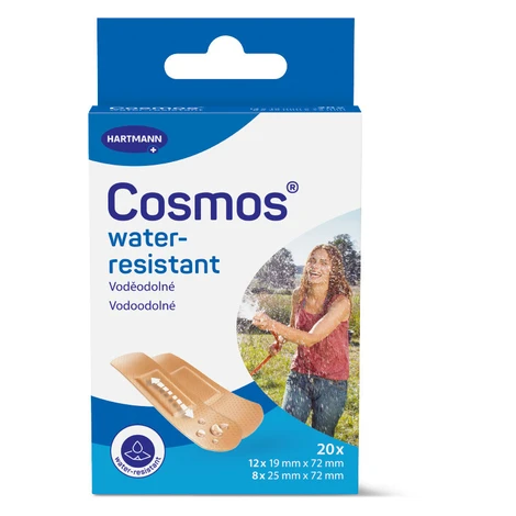 Cosmos Water-Resistant 2 velikosti voděodolná náplast 20 ks