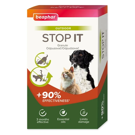 Beaphar Granule STOP IT odpuzovač venkovní pro psy a kočky 2x200g