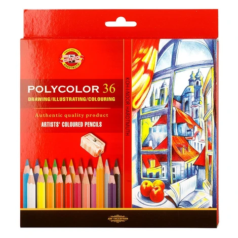 KOH-I-NOOR POLYCOLOR 3835/36 - umělecké pastelky - 36 ks Kohinoor