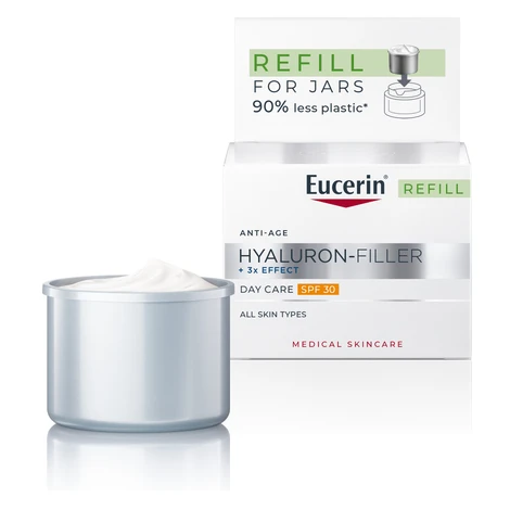 Eucerin Hyaluron-Filler + 3x Effect denní krém SPF30 proti vráskám 50 ml náhradní náplň