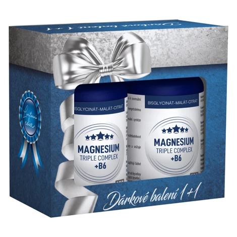 Clinical Magnesium Triple complex +B6 2x100 kapslí dárkové balení