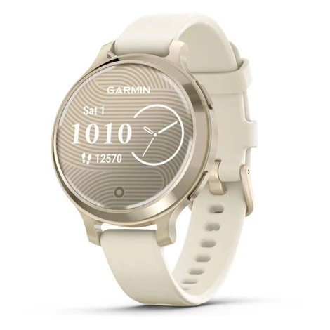 Garmin Lily 2 Active Silicone Band chytré hodinky Lunar Gold/Bone